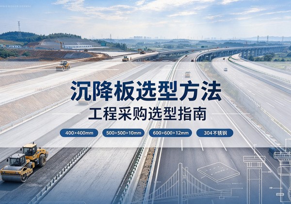大箐山沉降板选择方法